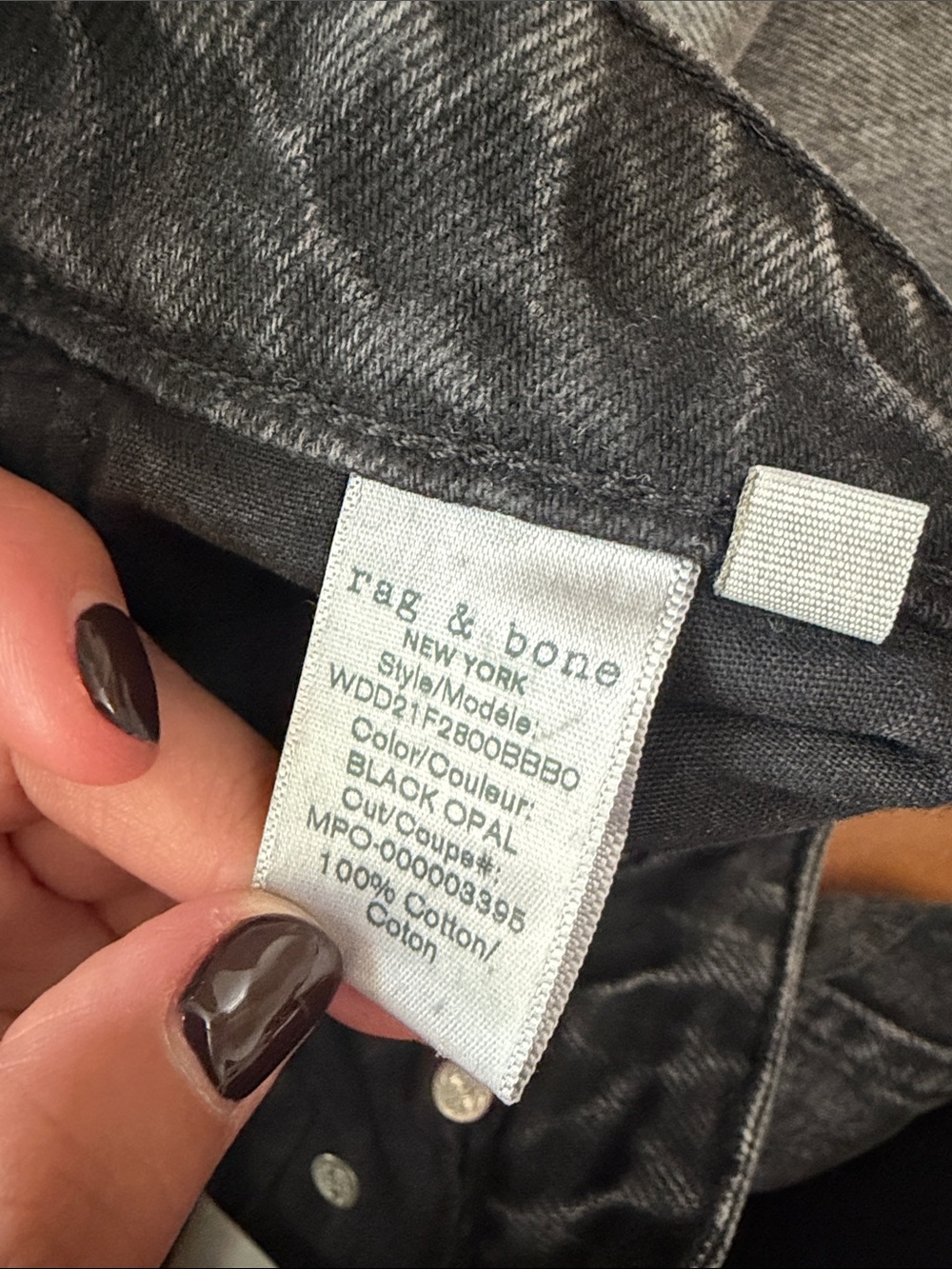 SOLD!! rag & bone Maya High Rise Wide Leg! BNWT! Size 26! - Picture 6 of 7